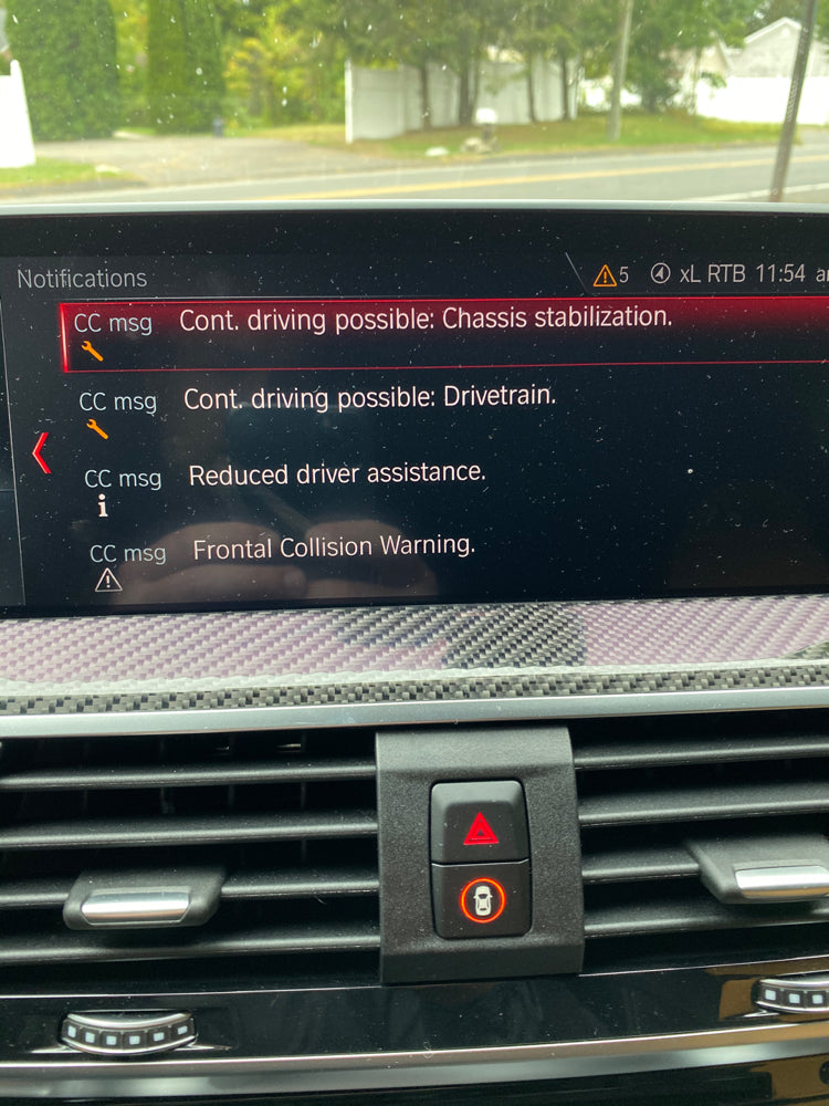 Delete any Check Control Messages F & G Series