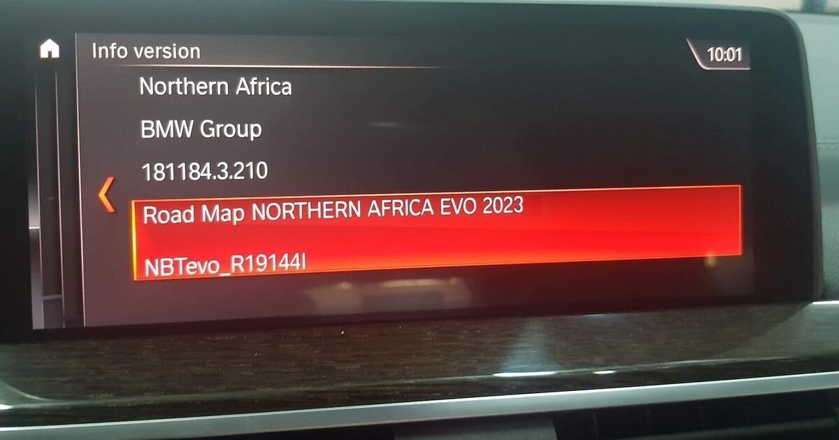 BMW / MINI Road Map for Northern Africa EVO 2025