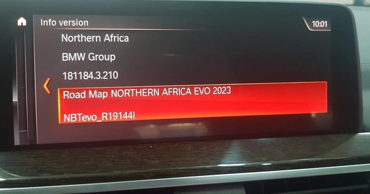 BMW / MINI Road Map for Northern Africa EVO 2023