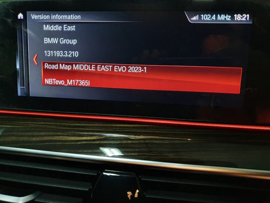 BMW / MINI Road Map for Middle East EVO 2023