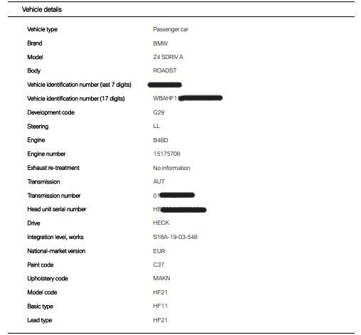 BMW / MINI Service History